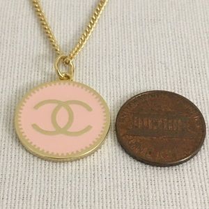 Chanel enamel pendant
